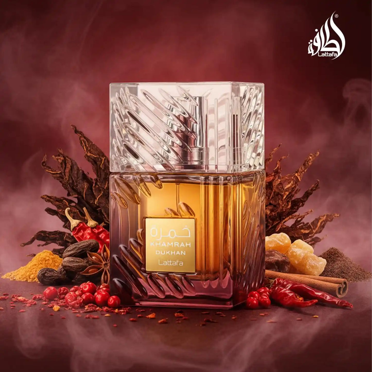 Khamrah Dukhan Eau de Parfum 100ml Lattafa-unisex