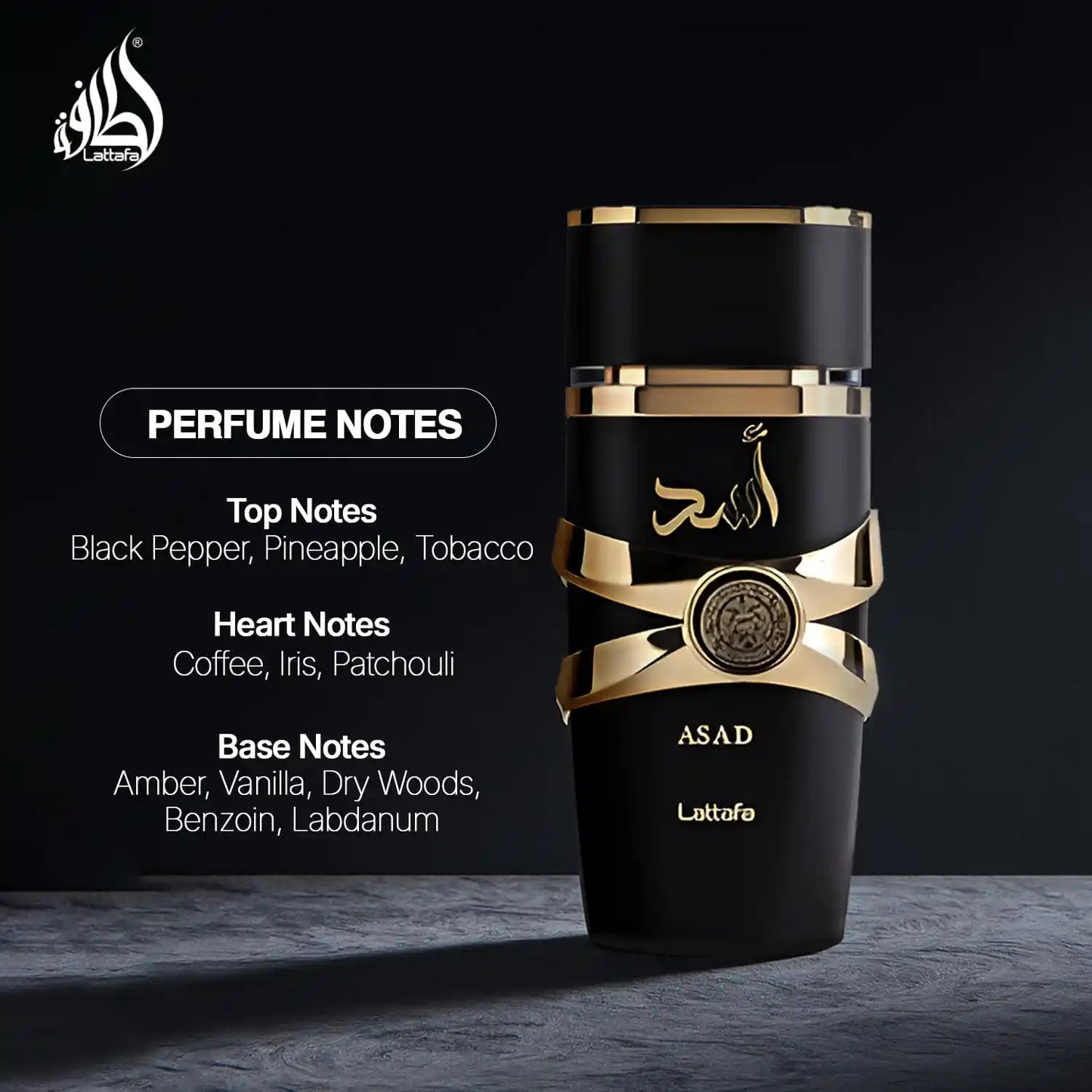 Asad Eau de Parfum 100ml Lattafa-Herren