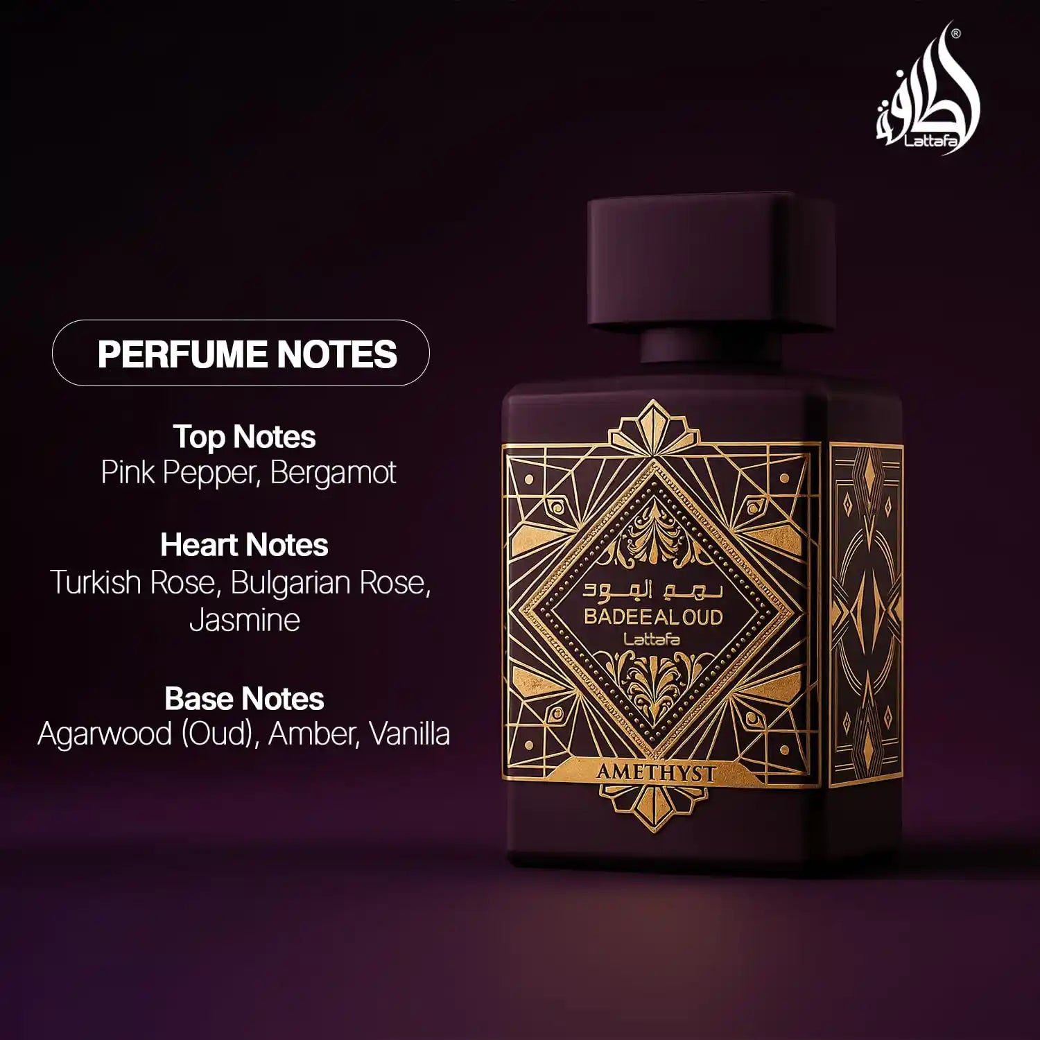 Badee Al Oud Amethyst Eau de Parfum Lattafa-Damen