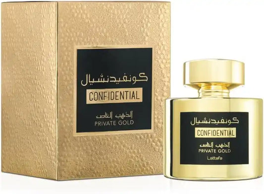 Confidential Private Gold Eau de Parfum 100ml Lattafa-Herren
