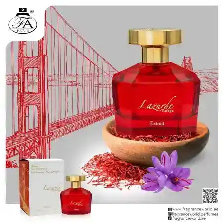 Fragrance World-Lazurde Rouge Eau de Parfum 100ml FA Paris-unisex