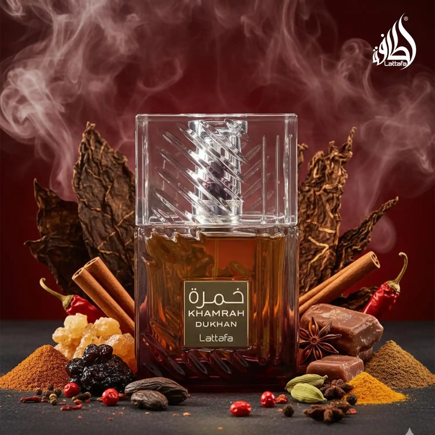 Khamrah Dukhan Eau de Parfum 100ml Lattafa-unisex