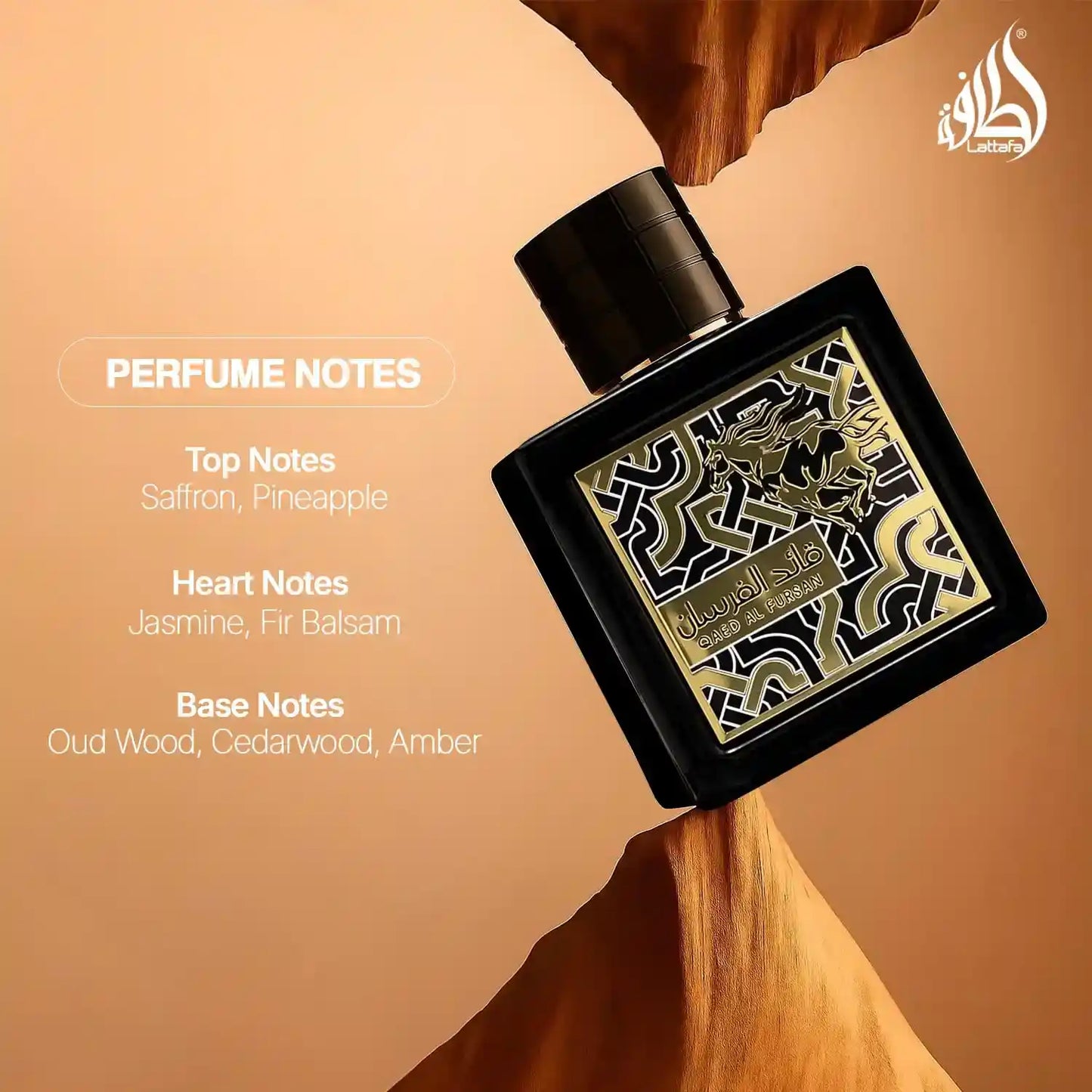 Qaed Al Fursan Eau de Parfum 100ml Latttafa-Herren