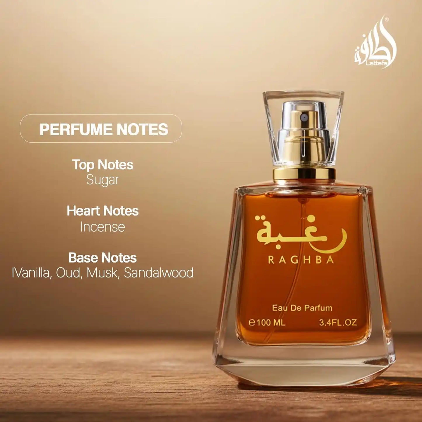 Raghba Eau de Parfum 100ml Lattafa-unisex