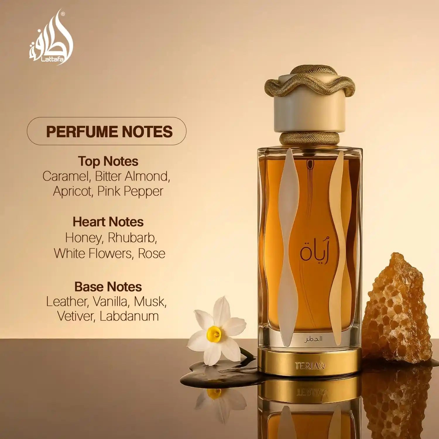 Teriaq Rose Eau de Parfum 100ml Lattafa-Damen